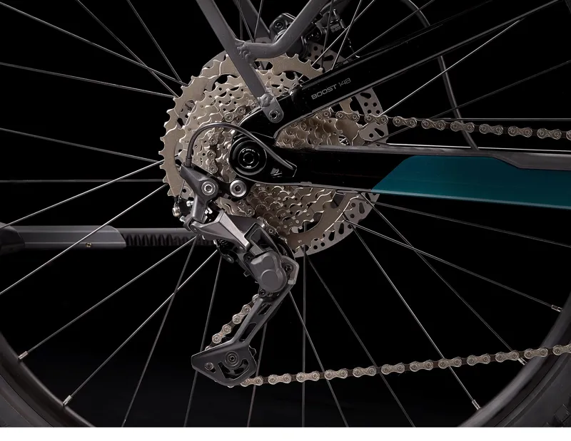 2022 Trek Powerfly FS 4 Equipped eMountain Bike in Dark Aquatic/Black-3